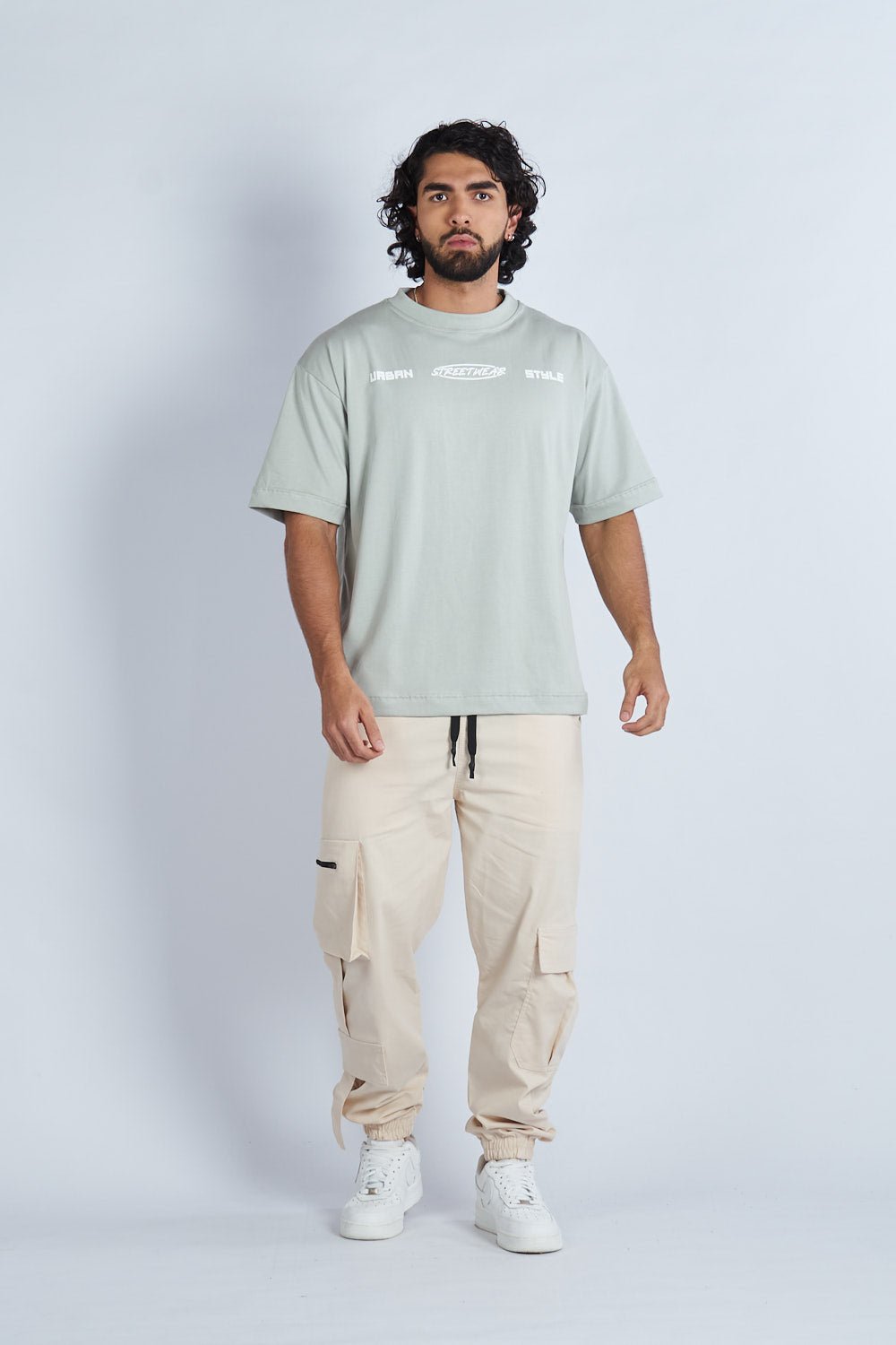 Camiseta oversize estampada Together Gris V | DROP 03 |