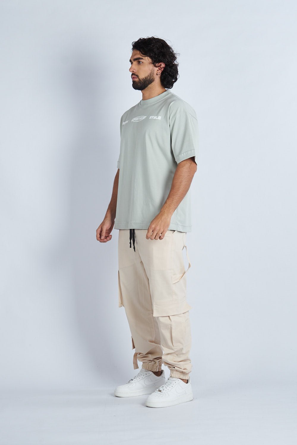 Camiseta oversize estampada Together Gris V | DROP 03 |