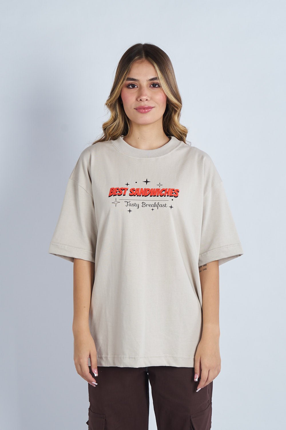 Camiseta oversize estampado Best Sandwiches| DROP 03 |