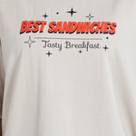 Camiseta oversize estampado Best Sandwiches| DROP 03 |