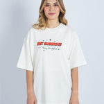 Camiseta oversize estampado Best Sandwiches Marfil| DROP 03 |