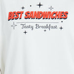 Camiseta oversize estampado Best Sandwiches Marfil| DROP 03 |