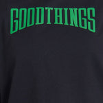 Camiseta oversize estampado Good Things Negro | DROP 03 |