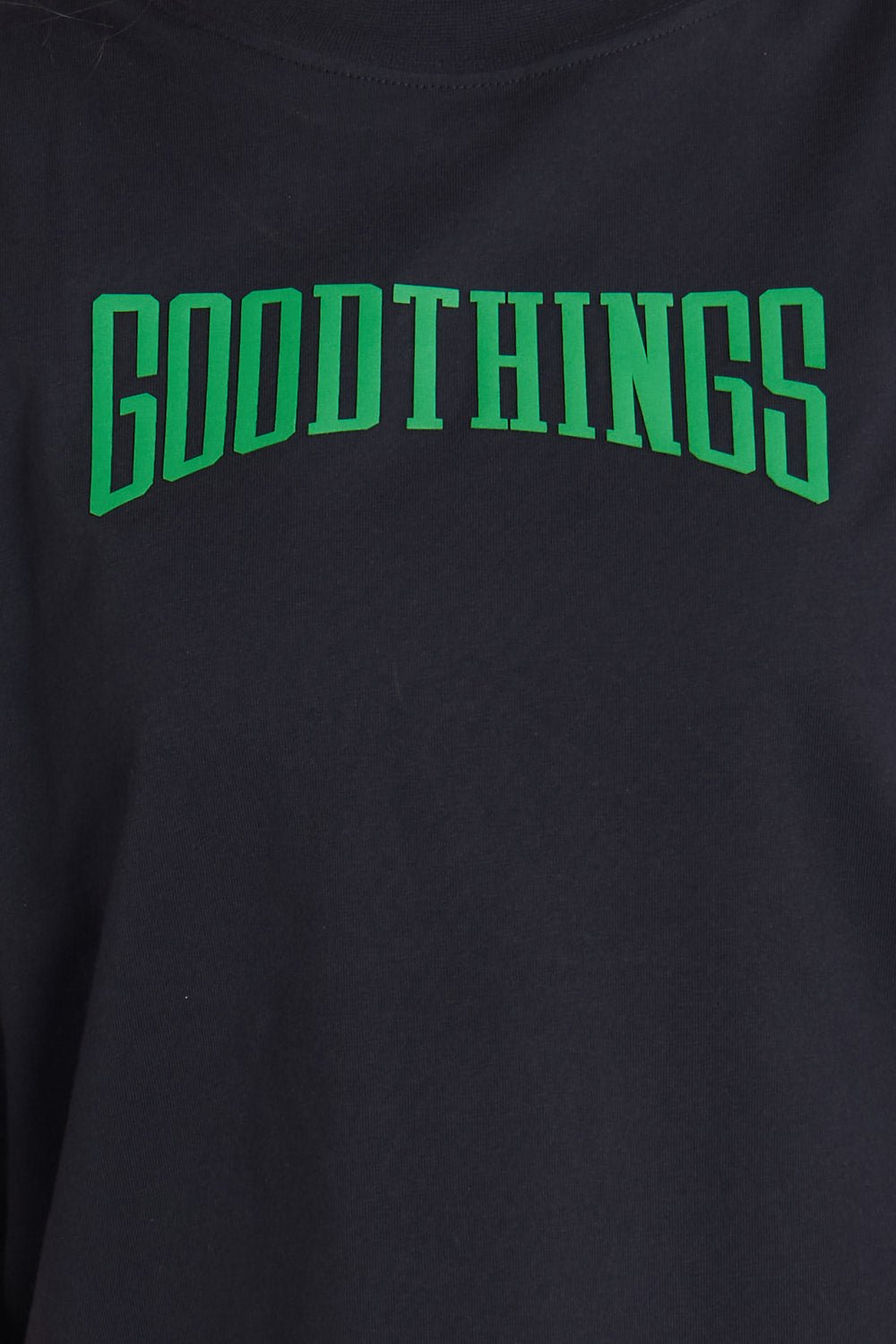 Camiseta oversize estampado Good Things Negro | DROP 03 |