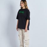 Camiseta oversize estampado Good Things Negro | DROP 03 |