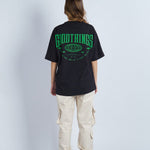Camiseta oversize estampado Good Things Negro | DROP 03 |