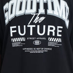 Camiseta oversize estampado Good Time Negro | DROP 03 |