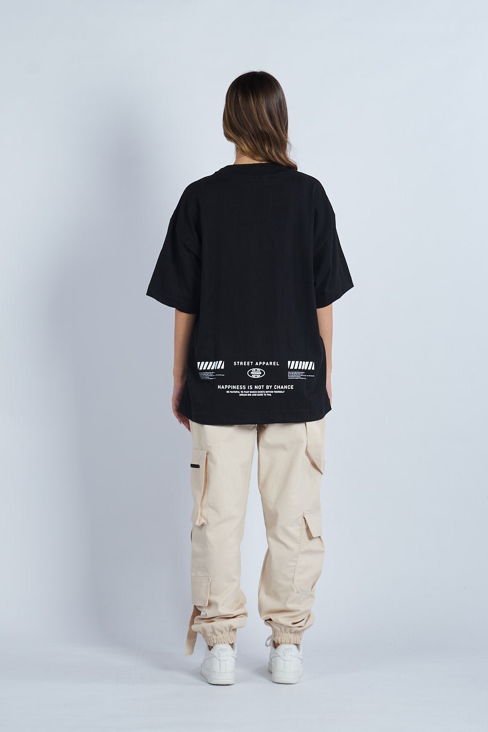 Camiseta oversize estampado Good Time Negro | DROP 03 |