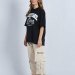 Camiseta oversize estampado Good Time Negro | DROP 03 |