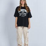 Camiseta oversize estampado Good Time Negro | DROP 03 |