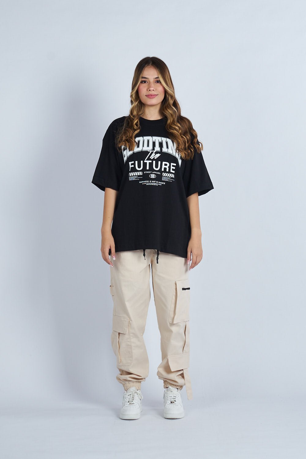 Camiseta oversize estampado Good Time Negro | DROP 03 |