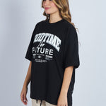 Camiseta oversize estampado Good Time Negro | DROP 03 |