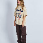 Camiseta oversize estampado Legend Beige | DROP 03 |