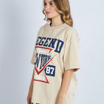 Camiseta oversize estampado Legend Beige | DROP 03 |