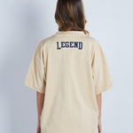 Camiseta oversize estampado Legend Beige | DROP 03 |