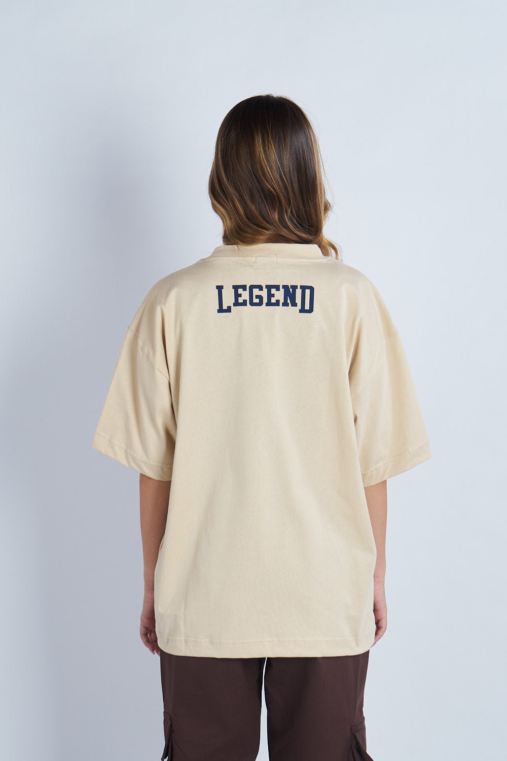 Camiseta oversize estampado Legend Beige | DROP 03 |
