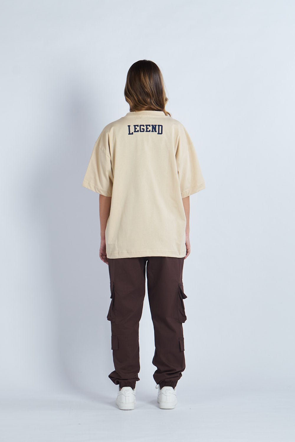 Camiseta oversize estampado Legend Beige | DROP 03 |