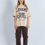 Camiseta oversize estampado Legend Beige | DROP 03 |