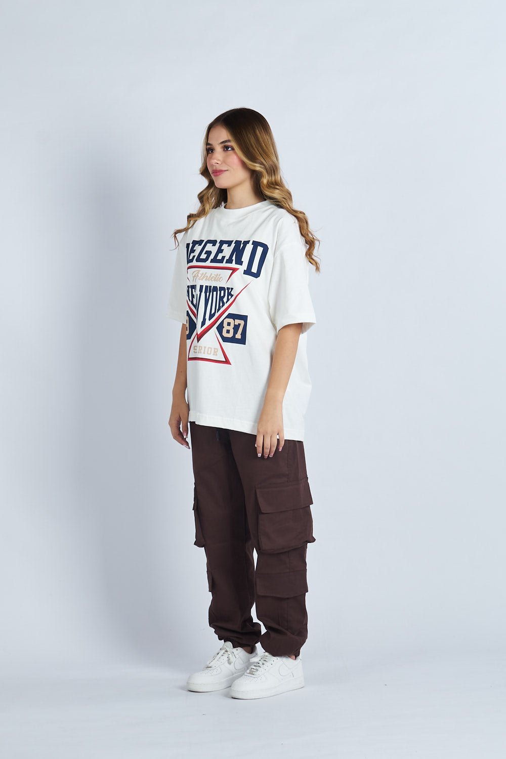 Camiseta oversize estampado Legend Blanco | DROP 03 |