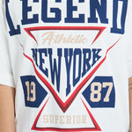 Camiseta oversize estampado Legend Blanco | DROP 03 |
