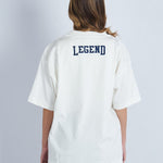 Camiseta oversize estampado Legend Blanco | DROP 03 |