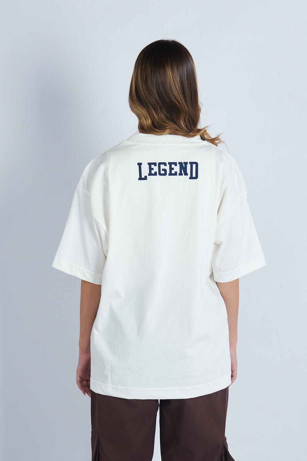 Camiseta oversize estampado Legend Blanco | DROP 03 |