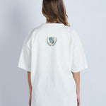 Camiseta oversize estampado New Jersey marfil | DROP 03 |