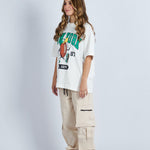 Camiseta oversize estampado New York Blanco| DROP 03 |