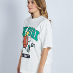 Camiseta oversize estampado New York Blanco| DROP 03 |