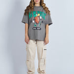 Camiseta oversize estampado New York Gris| DROP 03 |