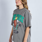 Camiseta oversize estampado New York Gris| DROP 03 |