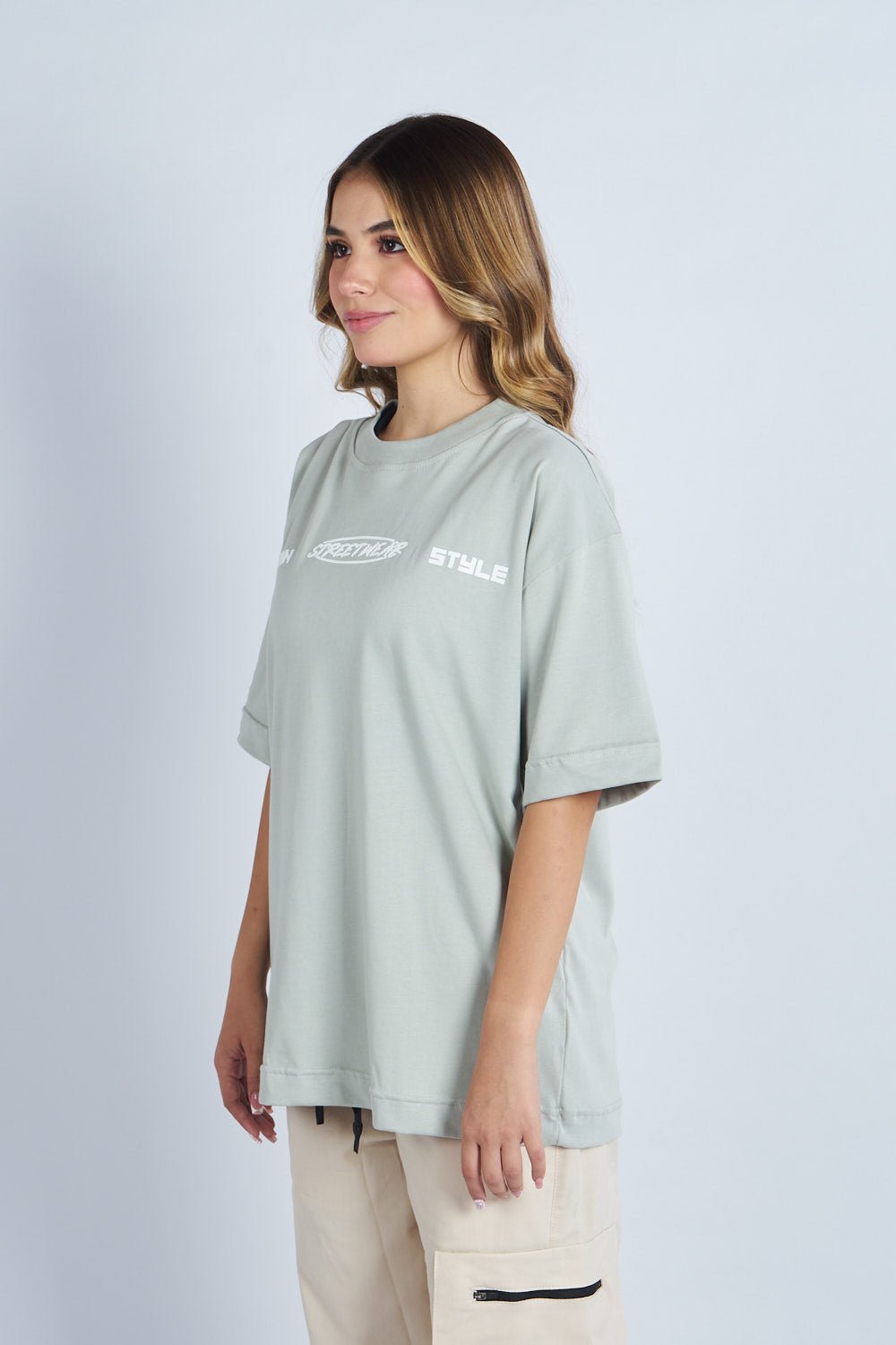 Camiseta oversize estampado Together Gris V | DROP 03 |