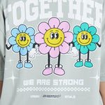 Camiseta oversize estampado Together Gris V | DROP 03 |