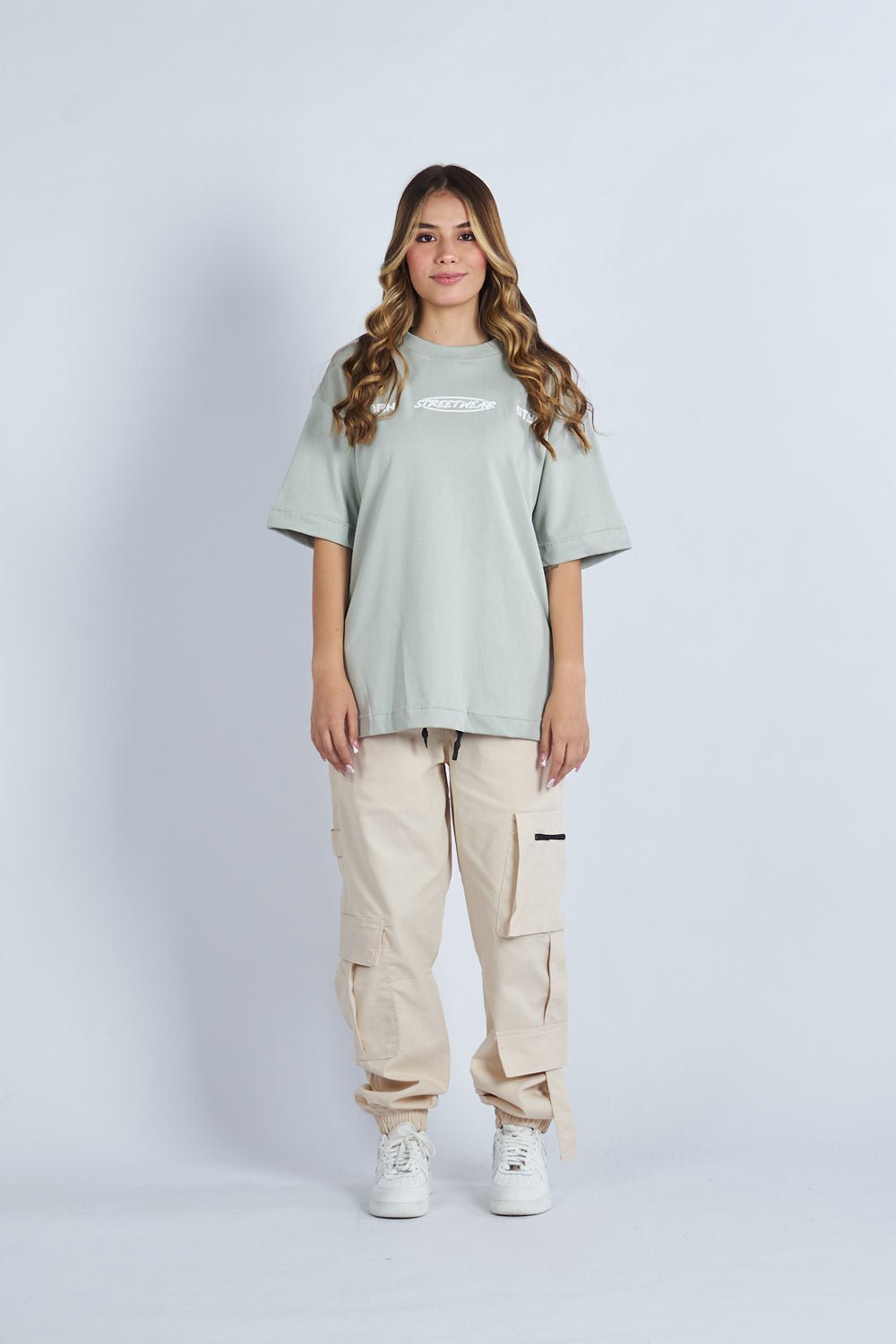 Camiseta oversize estampado Together Gris V | DROP 03 |