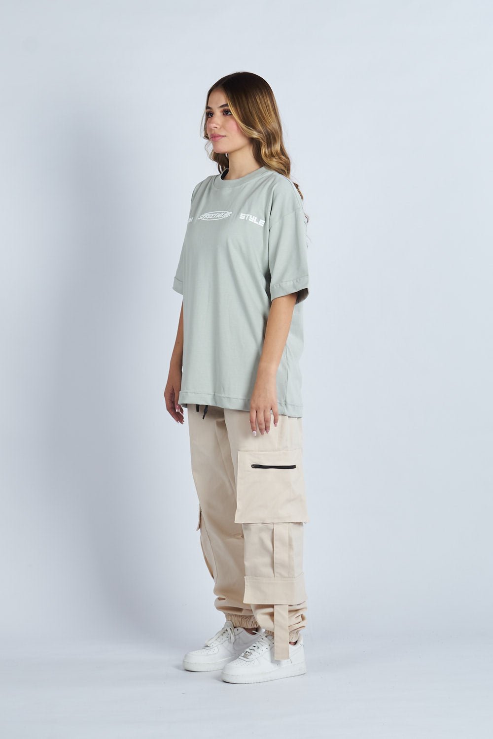 Camiseta oversize estampado Together Gris V | DROP 03 |