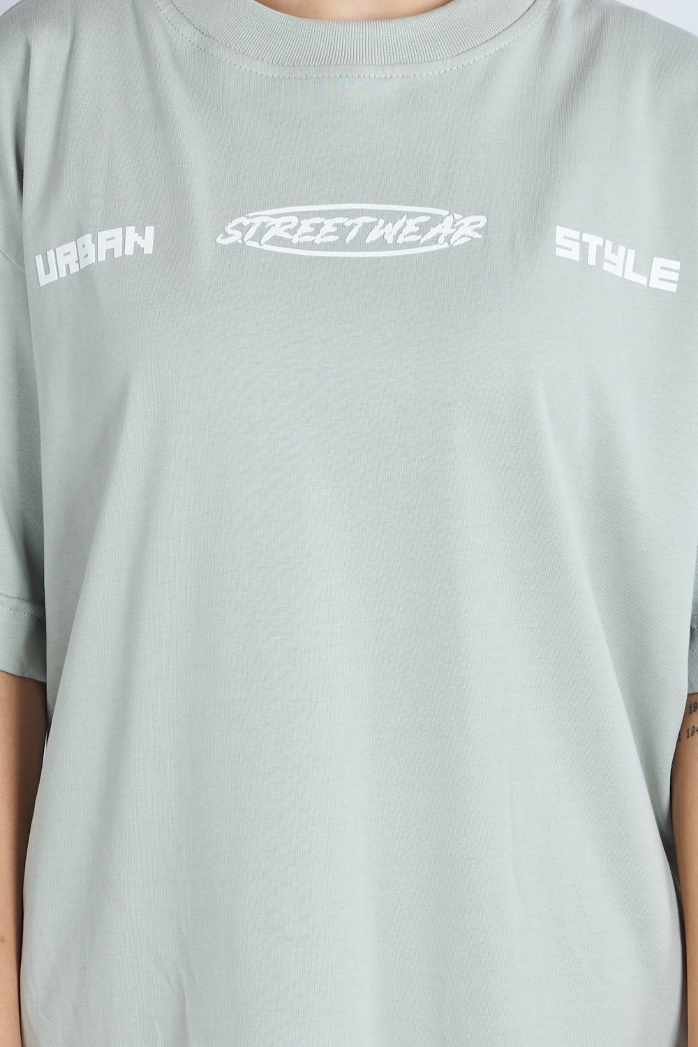 Camiseta oversize estampado Together Gris V | DROP 03 |