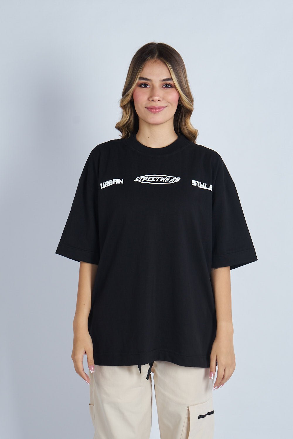 Camiseta oversize estampado Together Negro | DROP 03 |