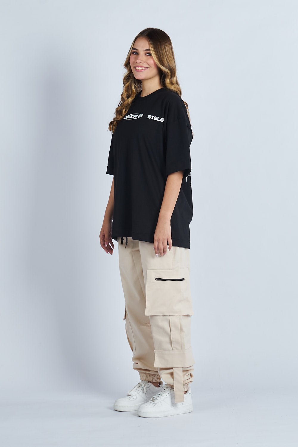 Camiseta oversize estampado Together Negro | DROP 03 |