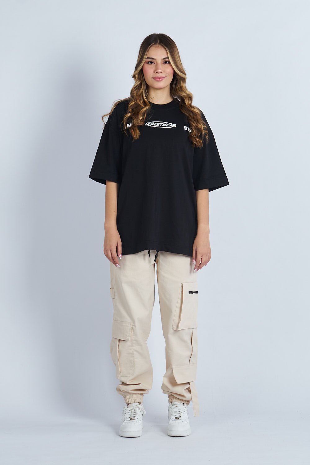 Camiseta oversize estampado Together Negro | DROP 03 |