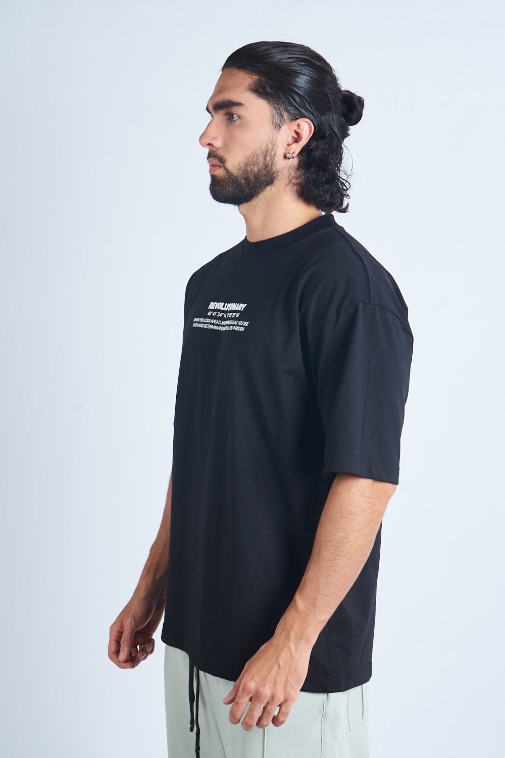 CAMISETA OVERSIZE NEGRA [DROP 0:0]