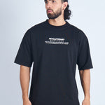 CAMISETA OVERSIZE NEGRA [DROP 0:0]