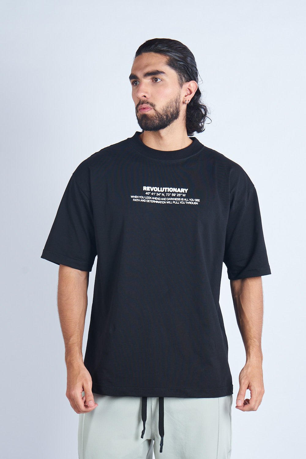 CAMISETA OVERSIZE NEGRA [DROP 0:0]