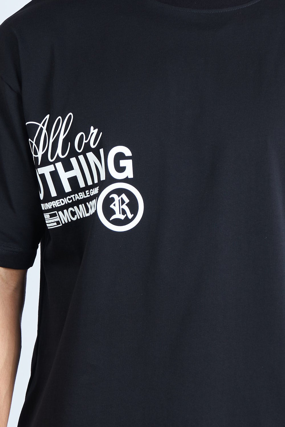 CAMISETA OVERSIZE NEGRA [DROP 0:0]