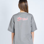 Camiseta oversize PLAY HARD GRIS | DROP 03 |