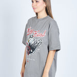 Camiseta oversize PLAY HARD GRIS | DROP 03 |