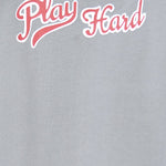 Camiseta oversize PLAY HARD GRIS | DROP 03 |