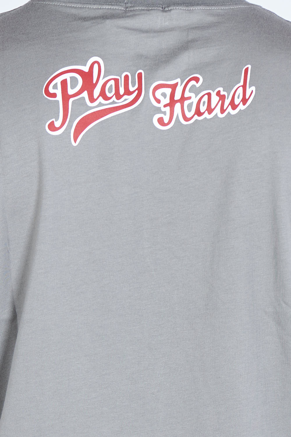 Camiseta oversize PLAY HARD GRIS | DROP 03 |