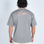 Camiseta oversize PLAY HARD GRIS | DROP 03 |