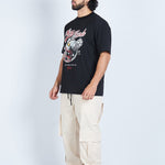Camiseta oversize PLAY HARD NEGRO | DROP 03 |