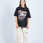 Camiseta oversize PLAY HARD NEGRO | DROP 03 |